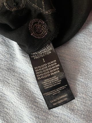 Vestido negro invierno bordado