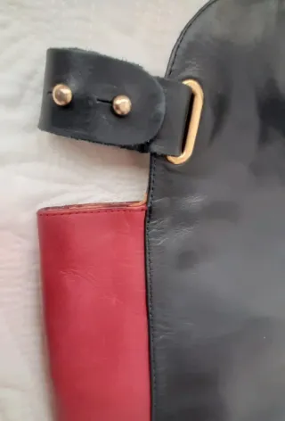 Botas Uterqüe Piel Bicolor