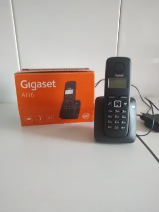 Teléfono Inalámbrico Gigaset A116 Negro