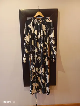 Vestido largo H&M estampado Talla L