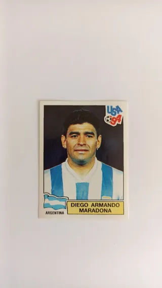 Cromo Maradona Mundial USA 94 Panini