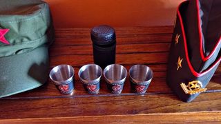 Bicchieri shot CCCP in acciaio inossidabile