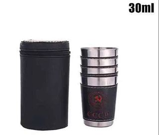 Bicchieri shot CCCP in acciaio inossidabile