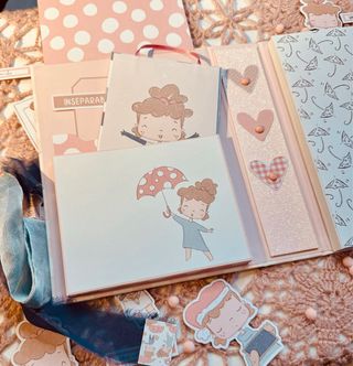 Álbum de fotos hecho a mano