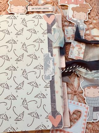 Álbum de fotos hecho a mano