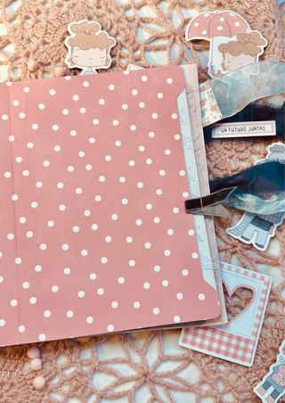 Álbum de fotos hecho a mano