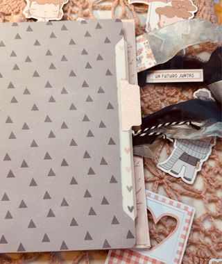 Álbum de fotos hecho a mano