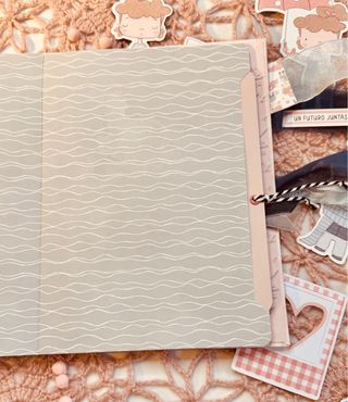 Álbum de fotos hecho a mano