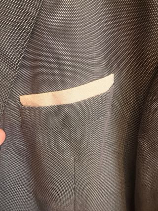 Americana Zara Man Azul Marino Talla 50