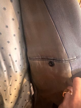 Americana Zara Man Azul Marino Talla 50