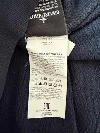 Felpa originale Stone Island