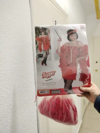 Disfraz Charleston Rojo Talla M