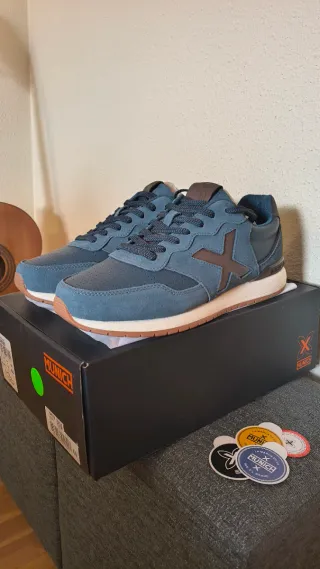 Zapatillas Munich Dash Premium Azul Talla 44