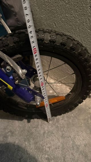 Bicicleta infantil azul 12 pulgadas