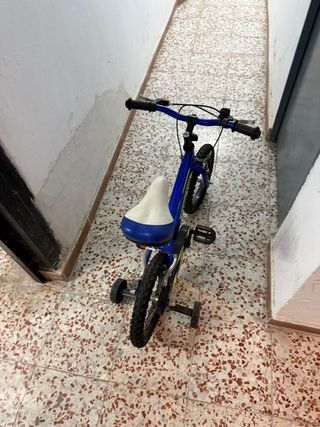 Bicicleta infantil azul 12 pulgadas
