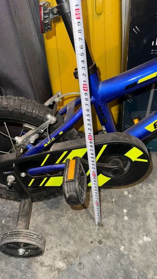 Bicicleta infantil azul 12 pulgadas