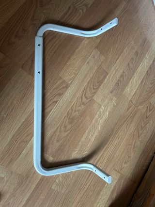 Barra perchero pared regulable metal