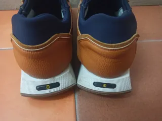 Zapatos Deportivos Hombre Marrón y Azul