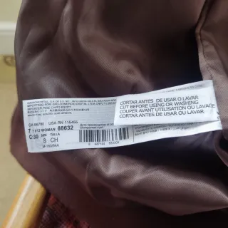 Chaqueta Mango Talla S Marrón