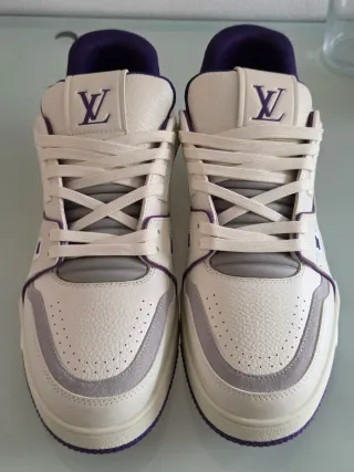 Louis Vuitton LV 54 Zapatillas Morado Blanco