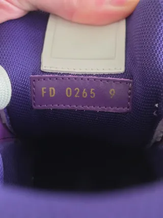 Louis Vuitton LV 54 Zapatillas Morado Blanco