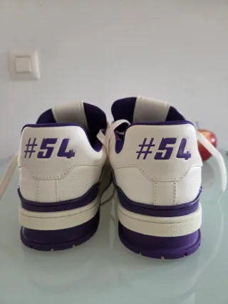 Louis Vuitton LV 54 Zapatillas Morado Blanco