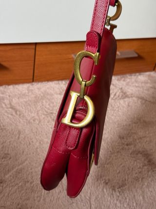 Bolso Dior Saddle Rojo
