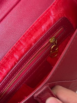 Bolso Dior Saddle Rojo
