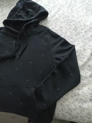 Sudadera Hollister negra talla XS