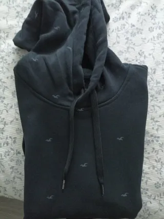 Sudadera Hollister negra talla XS