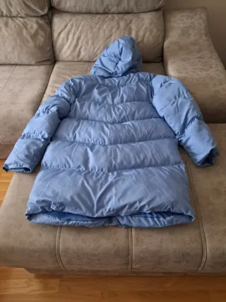 Plumas azul claro talla XL