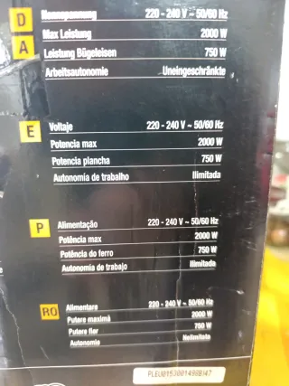 Plancha de Vapor Polti Vaporella 970