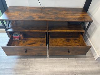 Mueble TV madera y metal