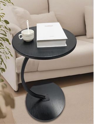 Mesa auxiliar café negra