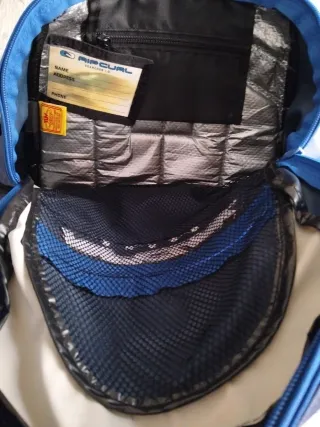 Mochila Rip Curl azul y gris