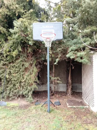 Canasta de baloncesto.