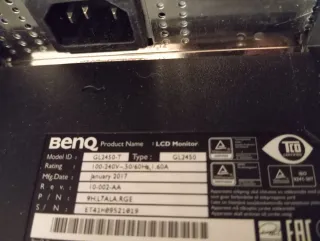 Monitor LCD BenQ Negro/Morado