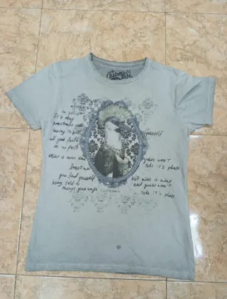 Camiseta Custompile Bike gris talla única