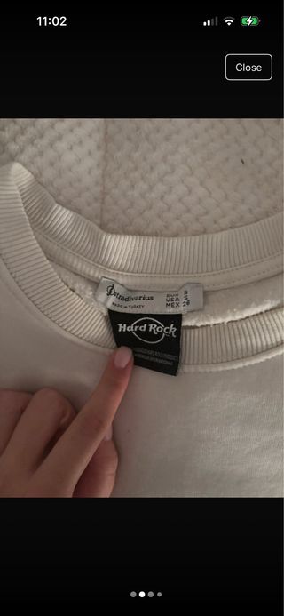 Hard Rock Cafe Sweatshirt Branco