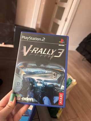 Consola PS2 Azul con Mandos y Juegos