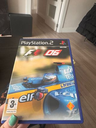 Consola PS2 Azul con Mandos y Juegos
