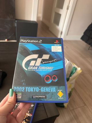 Consola PS2 Azul con Mandos y Juegos