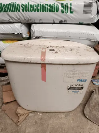 Cisterna Roca Victoria Porcelana Blanca