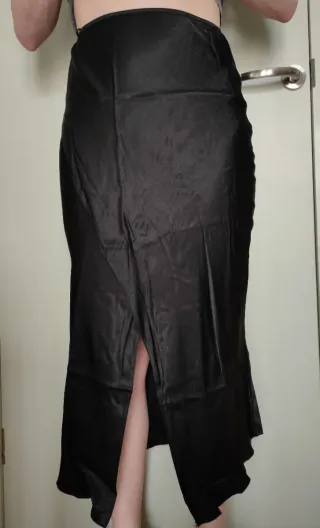 Falda Zara Negra Larga