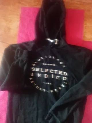 Sudadera Selected Negra Talla M