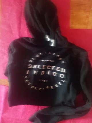 Sudadera Selected Negra Talla M