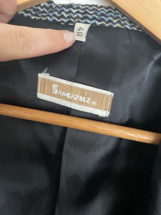 Abrigo largo lana XXL