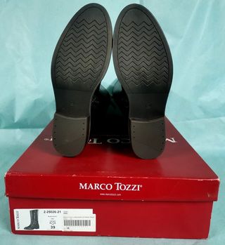 Botas de mujer Marco Tozzi de piel natural
