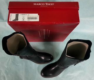 Botas de mujer Marco Tozzi de piel natural