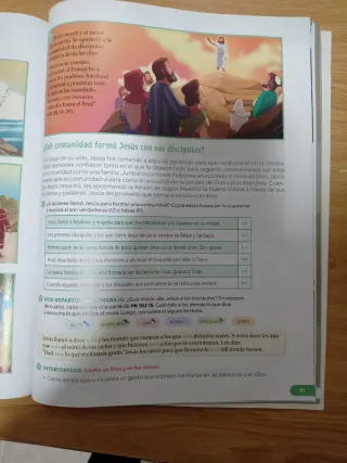 Religión católica. 5 primaria. Edén. Revuela